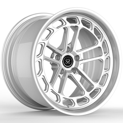20X10 e 20X11 2 Peças Forjadas Rims Custom Prata Para BMW M4 2015