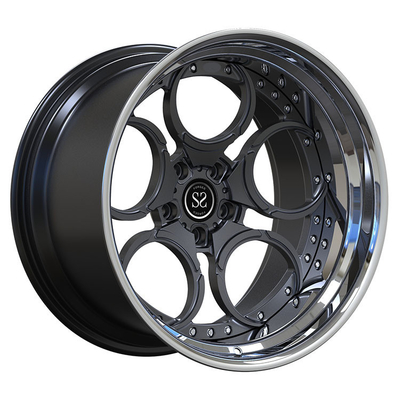Nissan GTR Staggered 19 e 20 polegadas 5x114.3 PCD Custom 2-PC Forjado Alumínio Rims