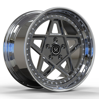 CL63 AMG 2 peças de rodas forjadas personalizadas 18x8 e 18x12