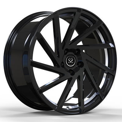 Cadillac CT4 18x8 e 18x8.5 Brilhante preto Custom 1 peça rodas forjadas