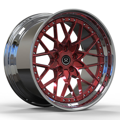 18x9.0 rodas forjadas personalizadas de 2 peças para 1993 Opel Calibra Turbo