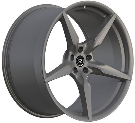 Ferrari 812 Satin Grey 1 peça rodas forjadas 20x10 e 20x11.5 Instalação em etapas em liga de alumínio 6061 T6