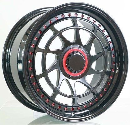 Audi S8 2014 Ano 21x10 2 peças rodas forjadas brilhante preto