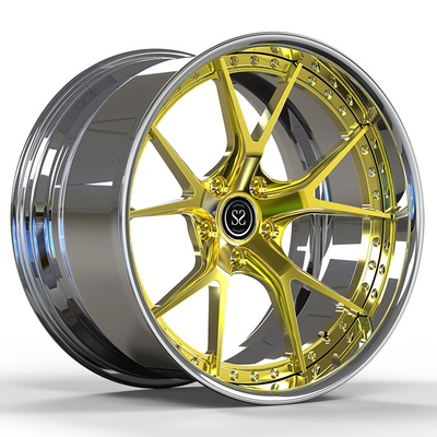 20x9.5 e 21x11.5 Custom 2 peças de jantes para Mercedes AMG GTS 2015