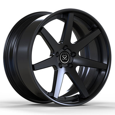 7-Spoke Brilhante Preto Custom 22 