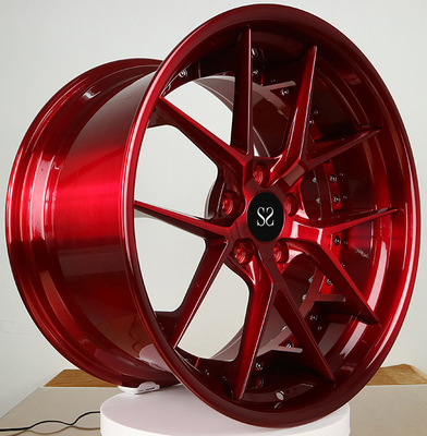 20x8.5 20x9.5 Custom 2-PC rodas forjadas brilho vermelho para 1967 Oldsmobile Cutlass Supreme