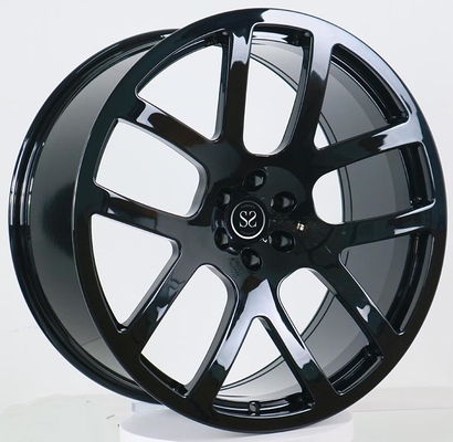 Toyota LC300 rodas forjadas personalizadas Brilho preto 18x9 ET+25 PCD 6x139.7 CB 95.1