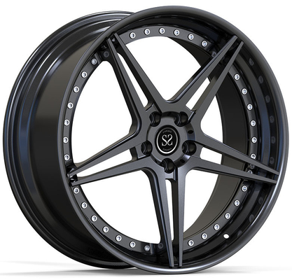 22x10.5ET20/5x112/66.5 Satin Black Custom Rims Para Audi RS6 4G 2016