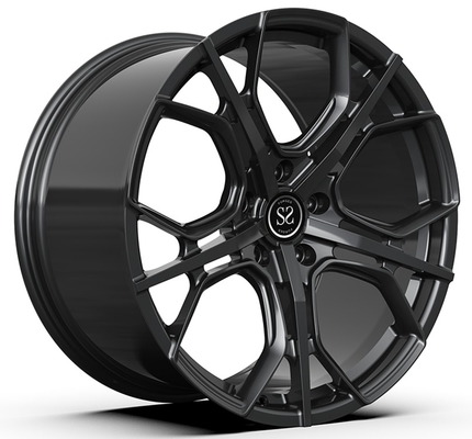 21x9 ET23/21x10.5ET38/5x112/66.6 Rodas forjadas pretas brilhantes para 2018 BMW G31 520D Touring