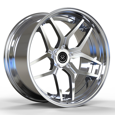 BMW M3 G80 Cromo 2 peças rodas forjadas 21x10.5 e 21x11.5