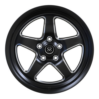 Estilo After Market Preto Brilhante Usinado 16X7J 5x127 Tamanho de Parafuso para Jeep Cherokee II (XJ)