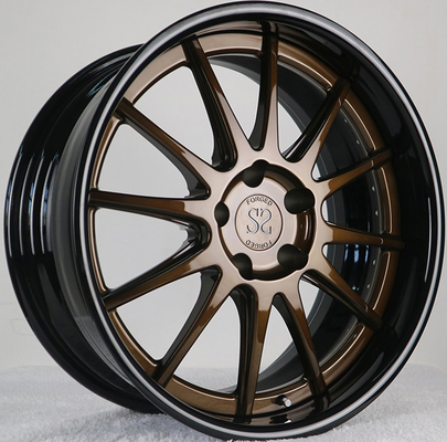 18x9.5ET36/19x11ET67/5x120.65 /70.3 Jantes de 2 PC forjados sob medida para Corvette C6