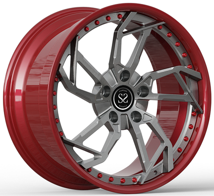 Rodas Forjadas 2-PC personalizadas 20x9.5 e 21x12 para Porsche Carrera 992