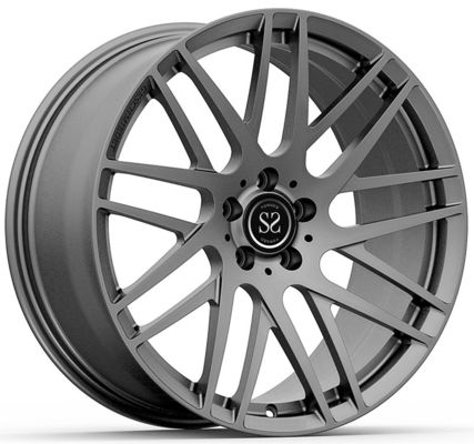 Cinza clara 1-PC rodas forjadas Brabus estilo 22x9.5 e 22x11.5 para AMG GT43