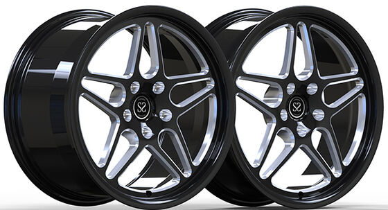 Aros Monobloco Forjados Hyper Black Gloss Black 19x8,5