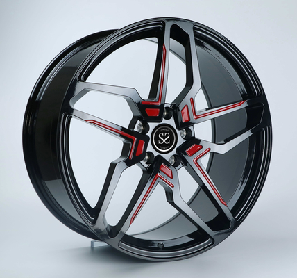 o sae j2530 roda vermelho e enegrece duas rodas da liga das cores 18inch 19inch para X5