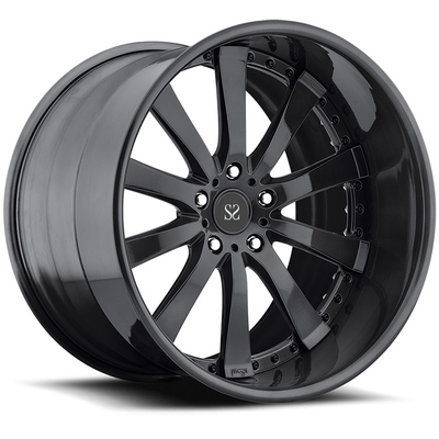 A liga personalizada preto do brilho orlara 22 para Land Rover 2-Piece forjou as bordas 5x120 5x108