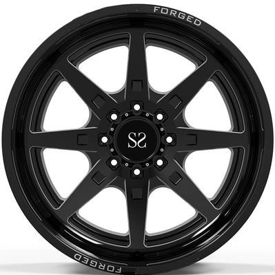 22x10, 22x12, e 22x14 o brilho Windows de trituração preto 4x4 roda/profundamente bordas forjadas bordo de Off Road