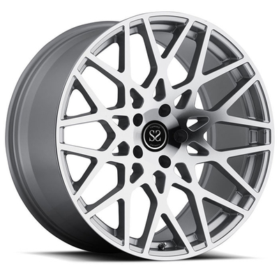 as bordas da roda 20inch para Audi Q7/prata feita à máquina personalizaram bordas forjadas 5x130 da liga de 20 polegadas