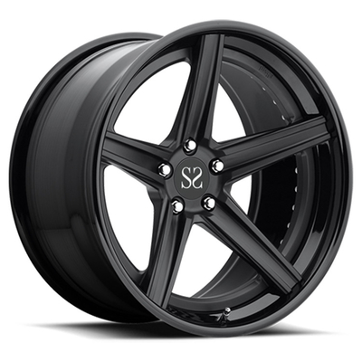 O preto 120.65mm PCD do brilho bordas da liga de 19 polegadas para Lexus É Monoblock forjado 5x114.3