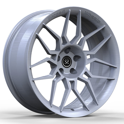 Grey Customized 20 bordas desconcertadas da liga do carro para o turbocompressor 5x130 de Porsche 911