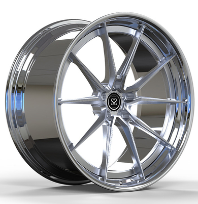 liga de alumínio forjada de duas partes polonesa das rodas de 20X10.5 22x12 para Audi RS5