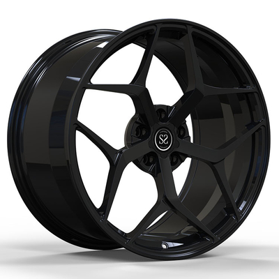 20x9.5ET25/20x10.5ET40/5x112/66.6 Rodas forjadas pretas brilhantes para bmw 840 Ano 2020
