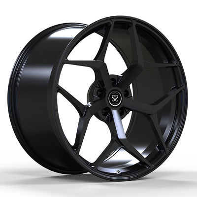 As 20 polegadas feita sob encomenda de 5x120 5x114.3 forjaram as rodas para o Tesla Model S Gloss Black