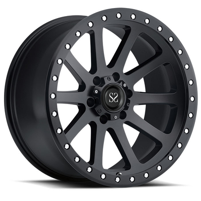 20 22 24 polegadas feita sob encomenda 6 x 139,7 5 x 150 5 x 127 resistentes Matt Black 4 x 4 rodas forjadas de Off Road