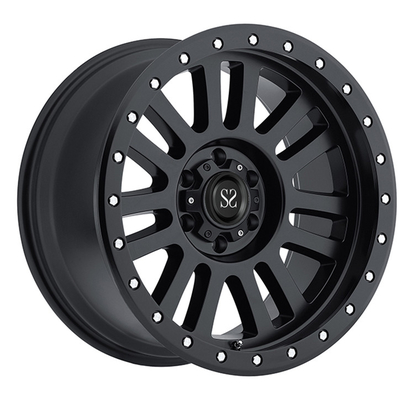 18 19 20 e 21 rodas forjadas pretas feitas sob encomenda da liga do bordo grande da polegada 6 x 139,7 para Toyota Hilux