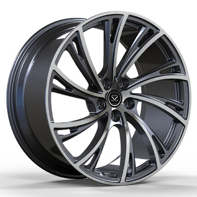 1 parte 21x10 forjou a roda de cara feita à máquina do metal de arma da liga 5x120 de alumínio para bordas do carro do hse de Range Rover