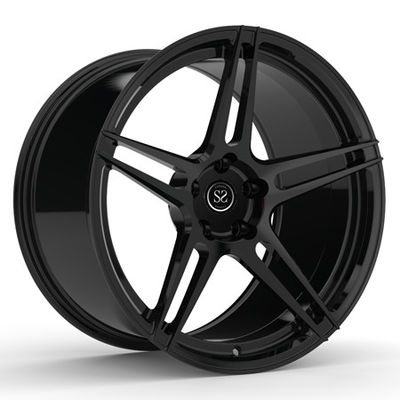 O mustang que 5x114.3 preto Hyper feito sob encomenda de 1 parte a GT orlara a liga de um Monoblock de 19 polegadas forjou as rodas
