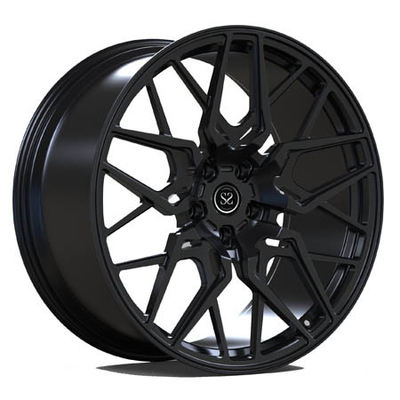 O monoblock pintado preto do revestimento do brilho liga o urus que das bordas uma polegada 23x11 de 1 parte 23 forjou as rodas