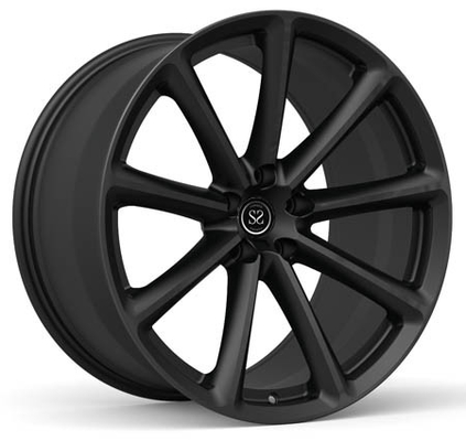 A liga preta do monoblock do cetim orlara M550 1 parte as rodas forjadas côncavas profundas de 20 polegadas 21x9 21x10.5