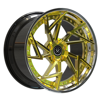 O ajuste para o costume polonês de Audi R8 forjou bordas que da liga de alumínio 5x112 desconcertou 19 e 20 polegadas