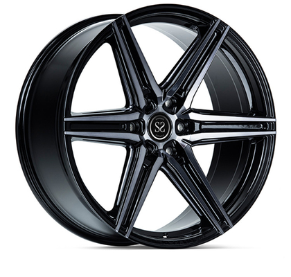 O raio 6 1 parte forjou as bordas 5x112 que 2021 polegadas para o preto do cetim de Audi R8 fizeram à máquina