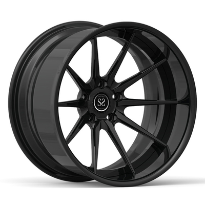 Matte Black Forged 2 partes orlara 20 rodas côncavas do transporte de Pontiac da liga do prato profundo de 19 polegadas 19x9 19x11