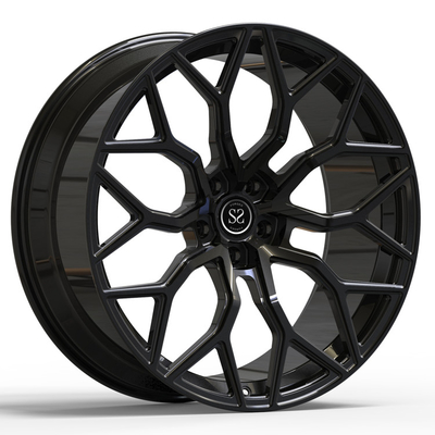 As rodas de Monoblock para o preto forjado PC 24inch 24x10 24x12 do brilho do Urus 1 desconcertaram bordas do carro da liga