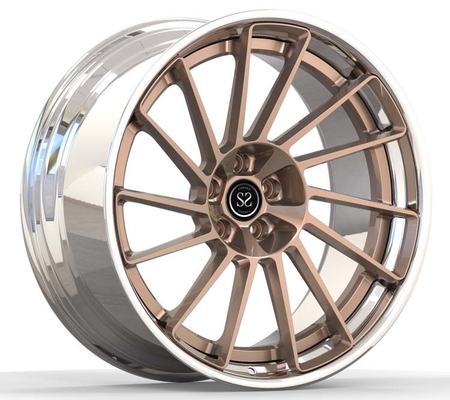 Escovado lustrou 2 partes forjou as rodas para Porsche Macan desconcertou 21inch