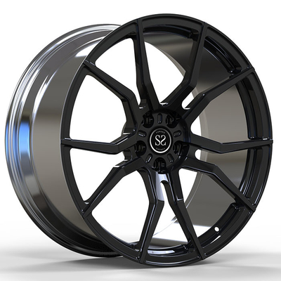 Monoblock forjado lustrado feito sob encomenda orlara o teste padrão do parafuso 5x112 23 polegadas de borda de 6061-T6