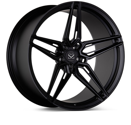 Preto forjado estilo do brilho das rodas 24inch de Vossen de 1 parte para bordas luxuosas do carro