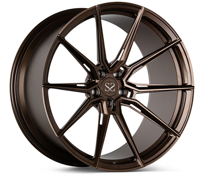 Monoblock projeto de Vossen de 1 parte forjou o preto do brilho das bordas 24inch para as rodas de carro luxuosas